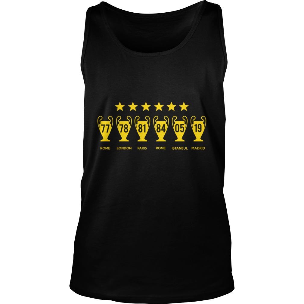 Liverpool 6 Cups Of Champions Tank Top