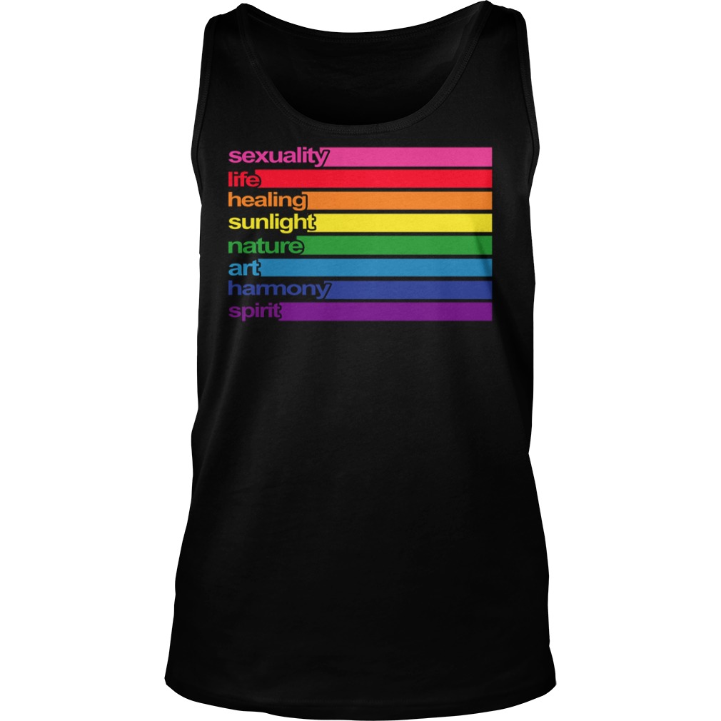 Pride Meaning of Rainbow Colors LGBT Tank Top