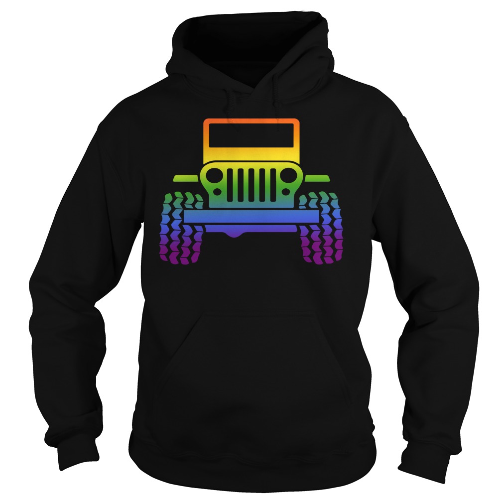 Rainbow Pride Jeeps LGBT Hoodies