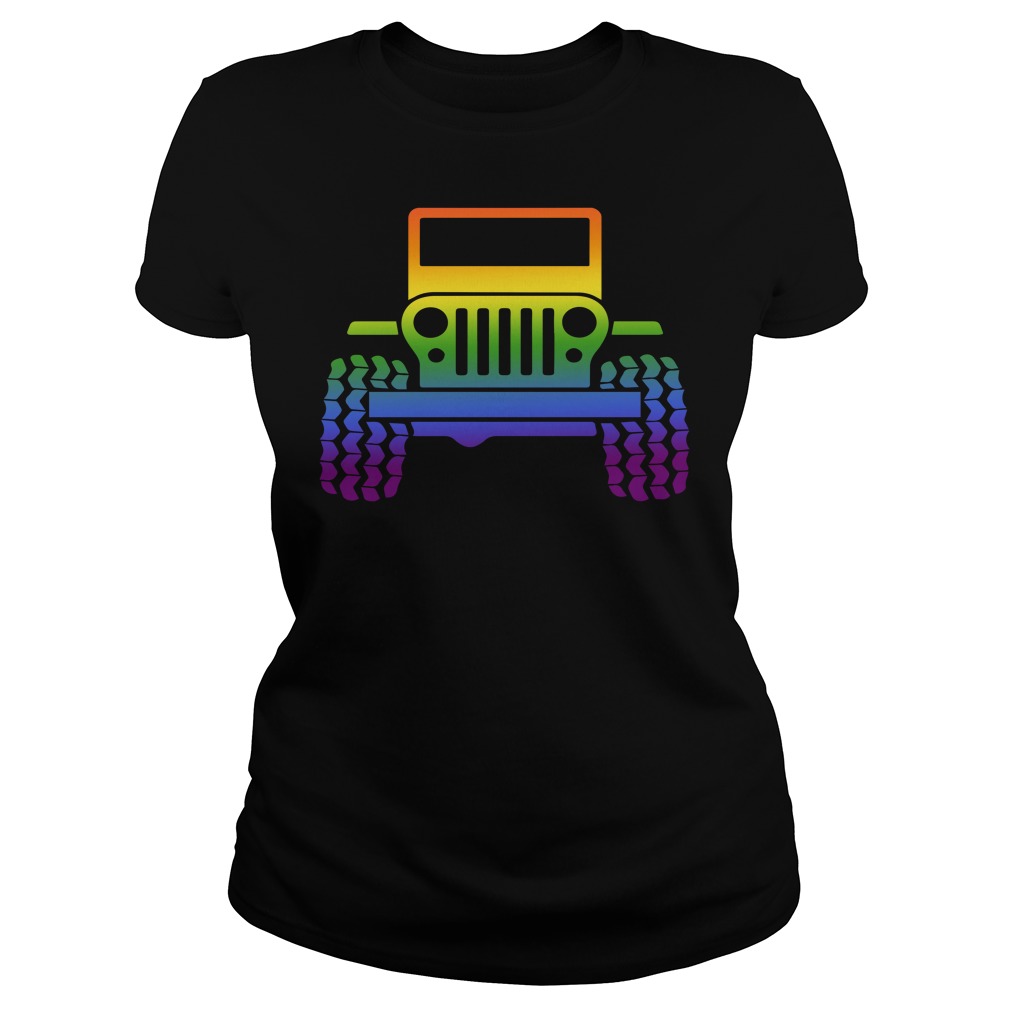 Rainbow Pride Jeeps LGBT Ladies