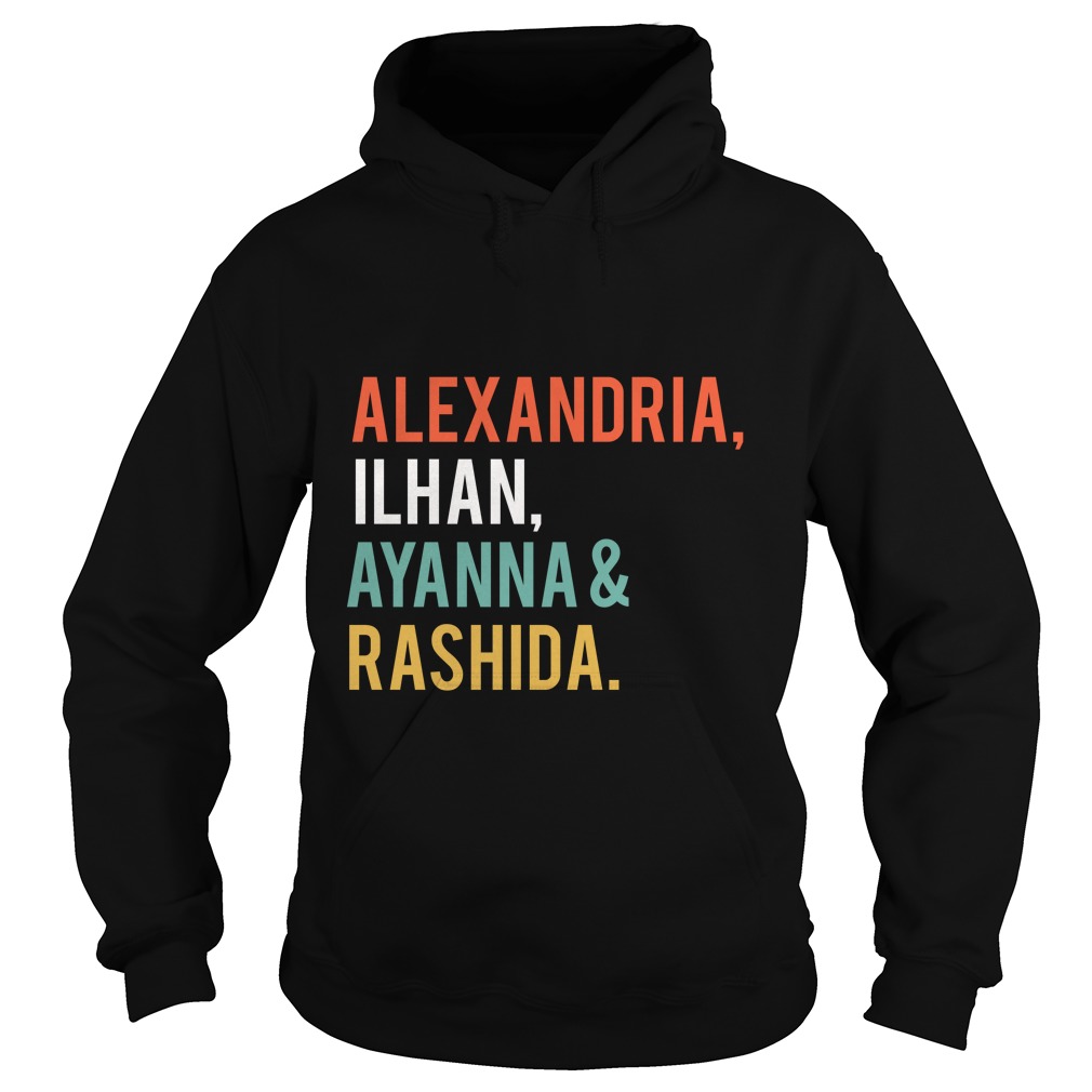 SQUAD Alexandria Ilhan Ayanna Rashida Women in Congress Shirt Hoodies