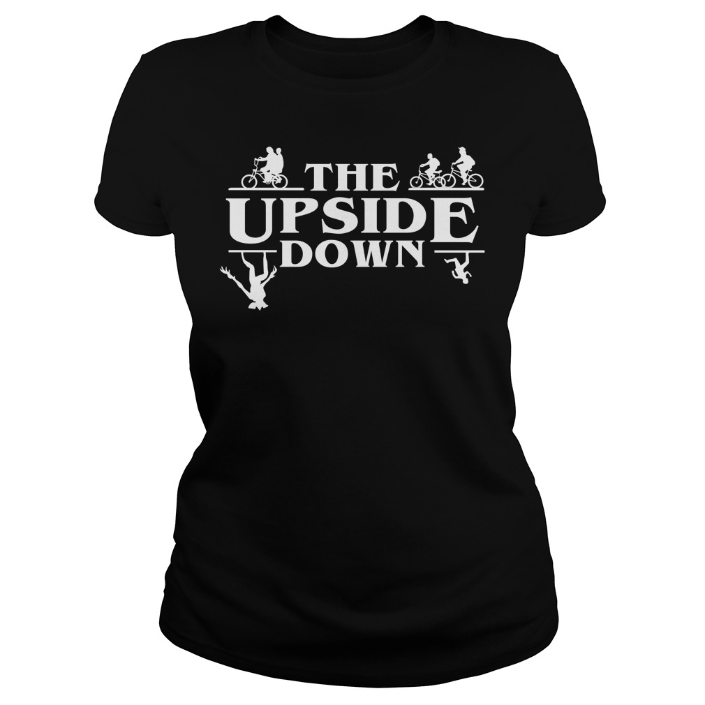 Stranger Style Pop Culture Things Upside Down World Shirt Ladies