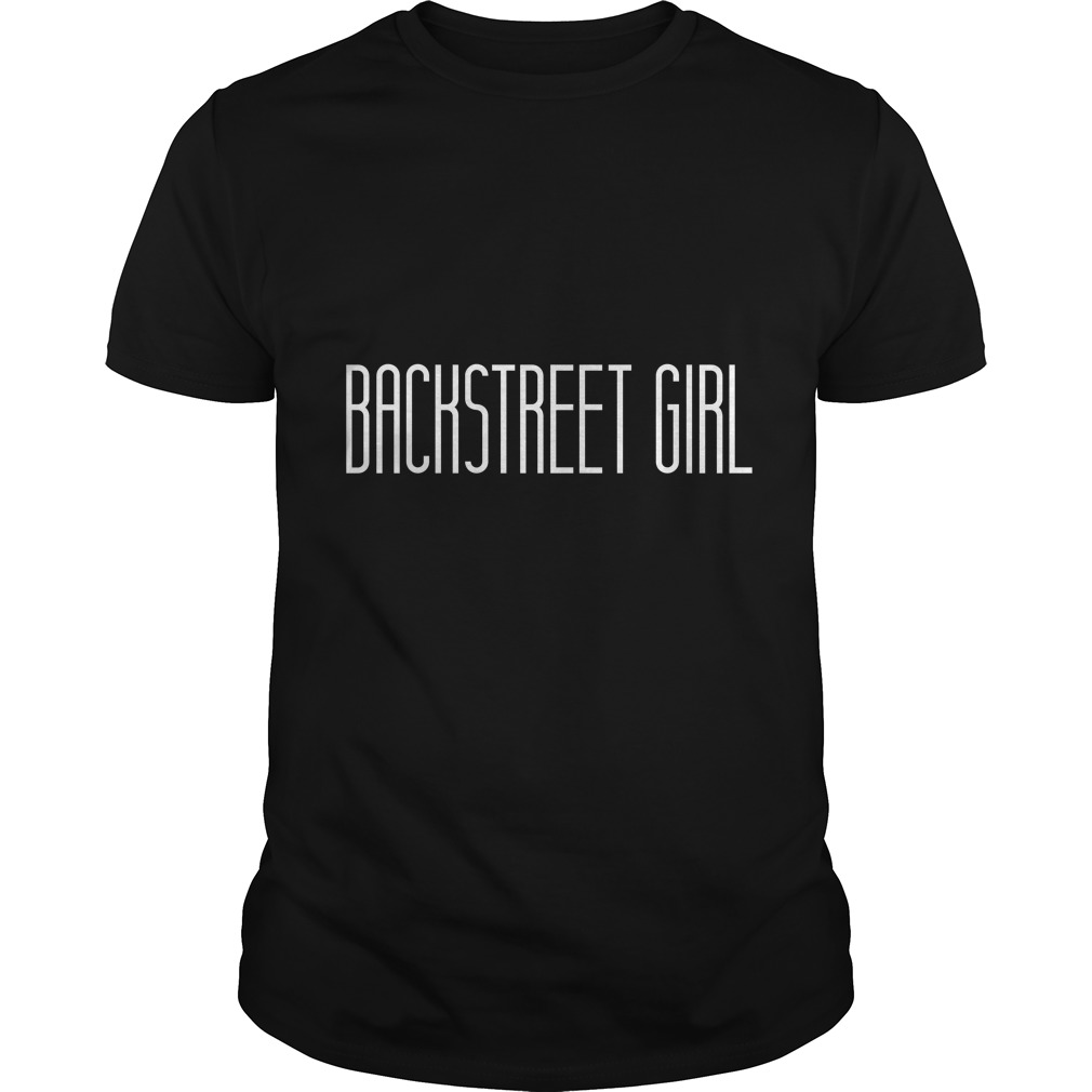 Womens We All Love Backstreet Back Great Boys Fans Tshirt
