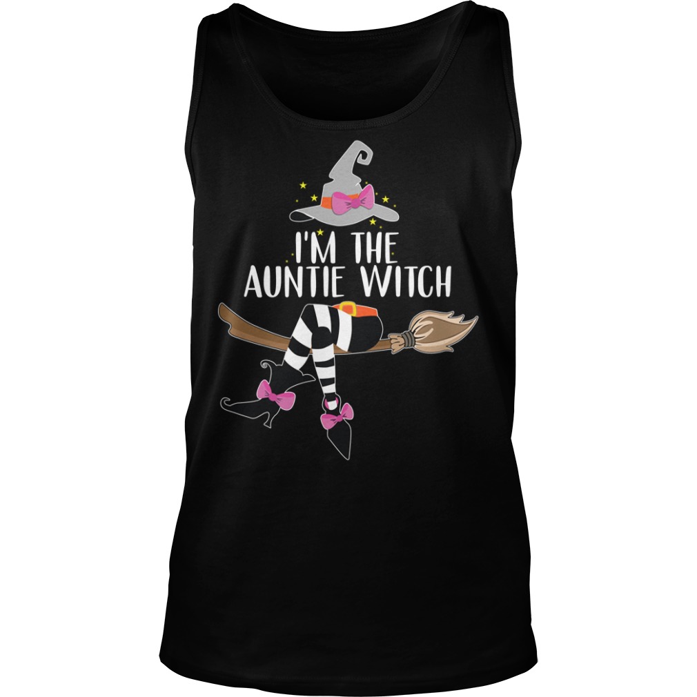 I’m The Auntie Witch Halloween Shirt Tank Top
