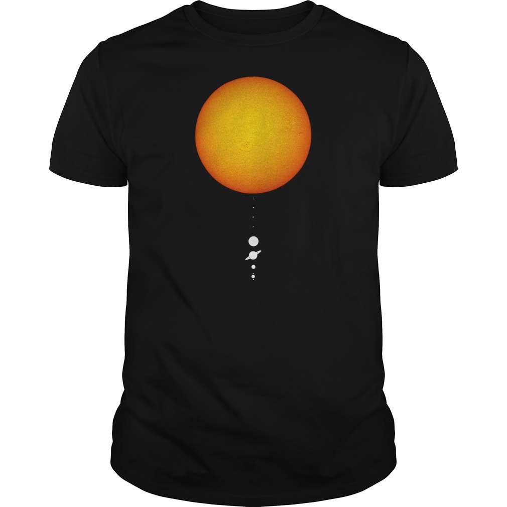 Minimal Solar System Shirt