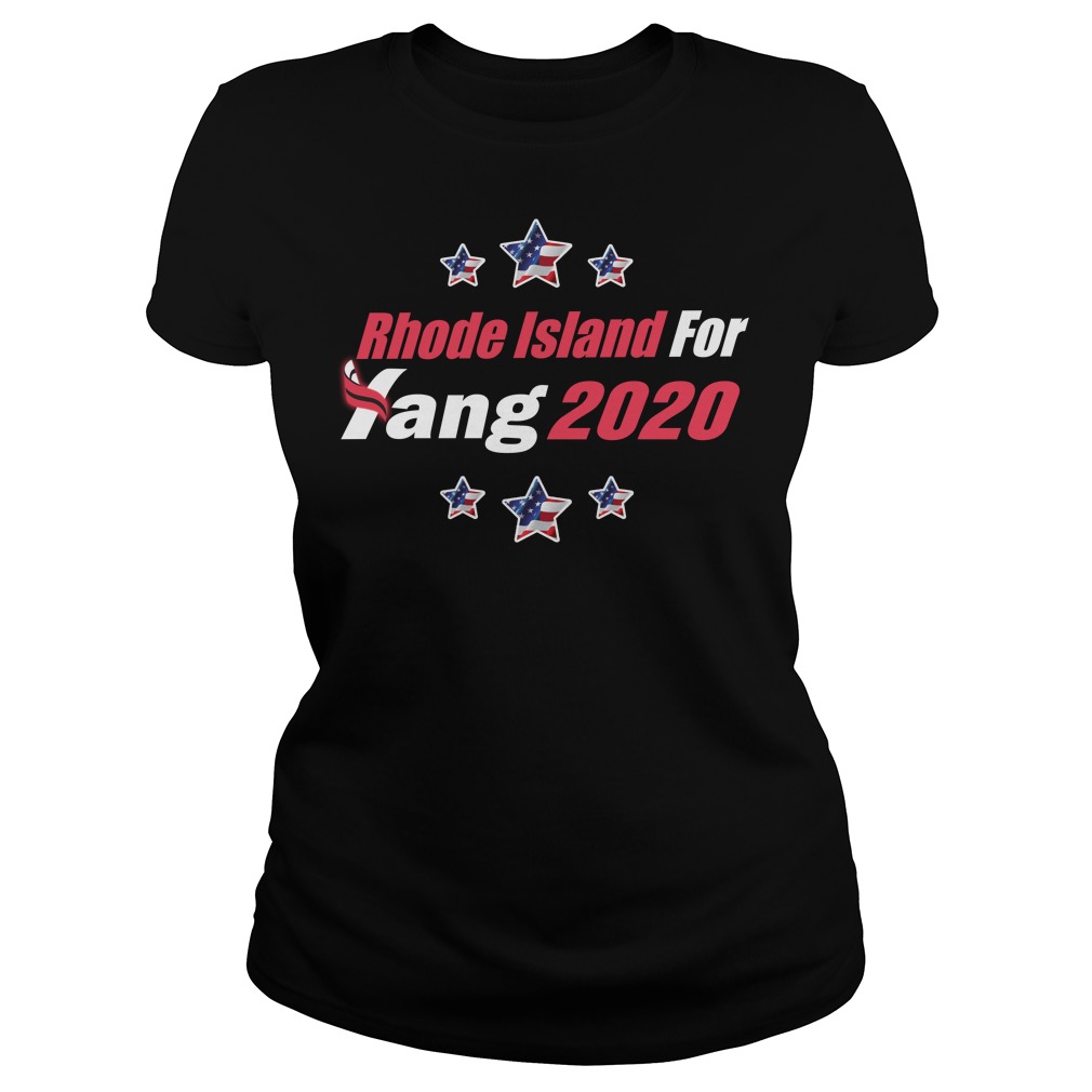 RI Rhode Island For Yang 2020 Shirt Ladies