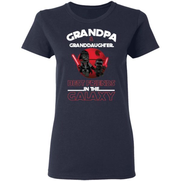 Star Wars Grandpa & Granddaughter Best Friends In The Galaxy Shirt