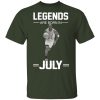 Michael Jordan: Legends Are Born In July Shirt