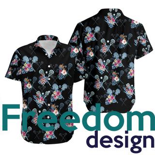 Lacrosse Tropical Hawaiian Button Shirt