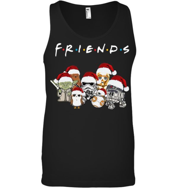 Friends Star Chibi Characters Christmas Shirt.