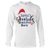 Santa's Favorite Registered Nurse Christmas Shirt