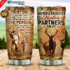 To My Dad | Father & Daughter Hunting Partners For Life Deer Hunting Tumbler Cup 20oz