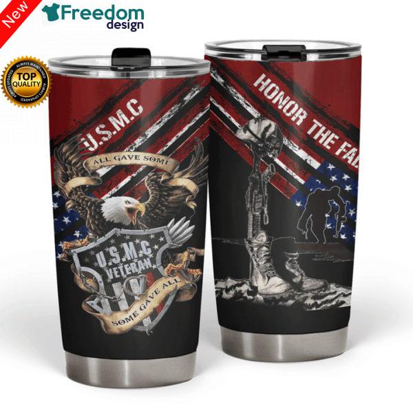 U.S Marine Corps Stainless Steel Tumbler Cup 20oz