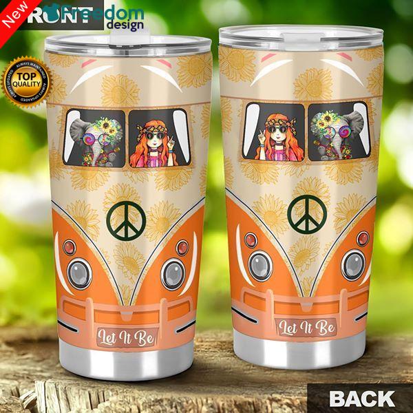 Elephant Hippie Stainless Steel Tumbler Cup 20oz