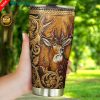 Deer Hunting Stainless Steel Tumbler Cup 20oz