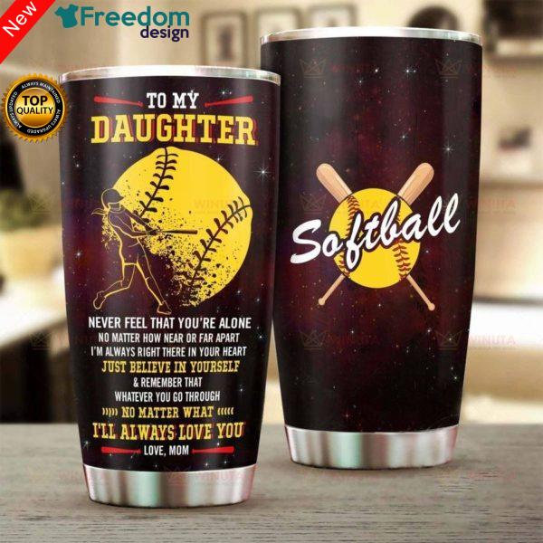 To My Daughter From Mom Stainless Steel Tumbler Cup 20oz