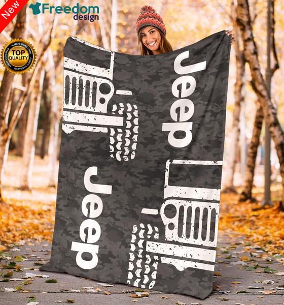 Soft Throw Jeep Fleece Blanket Winter Blanket