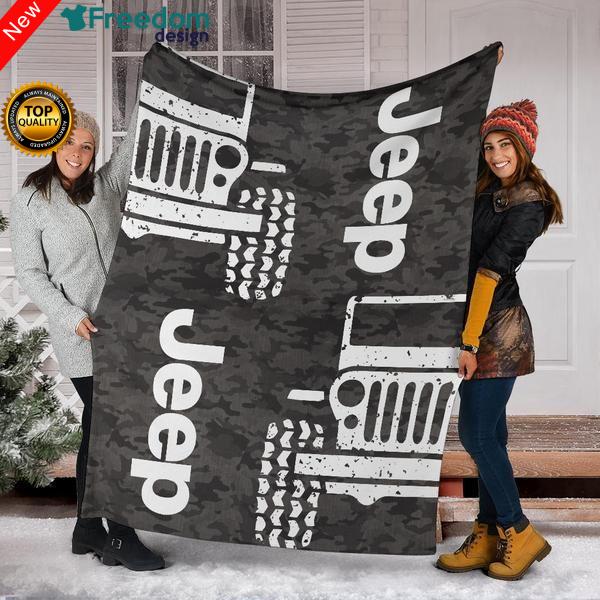 Soft Throw Jeep Fleece Blanket Winter Blanket