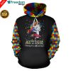 Dancing To A Different Beat Unicorn Autism 3D All Over Print Shirt