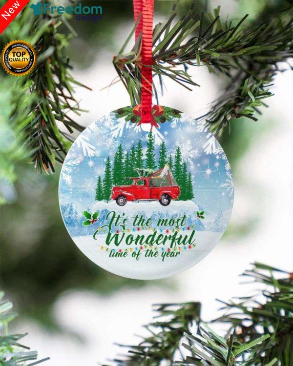 It's the most wonderful time of the year Hockey Ornament