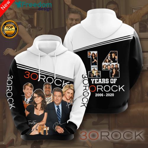 30 Rock Movie Character Anniversary 14 Years Of 30 Rock 2006 2020 3D Hoodie
