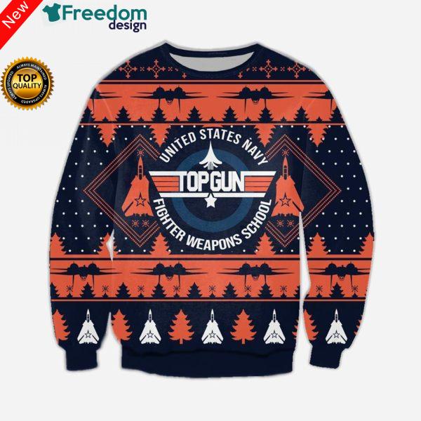 Top Gun Knitting 3D All Over Print Christmas Sweater