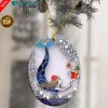 Personalize Stayed Together Decorative Christmas Ornament ? Holiday Flat Circle Ornament