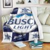 Busch Light Beer Fleece Blanket
