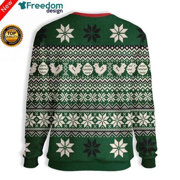 Christmas Chicken Farmer 3D All Over Print Sweatshirt