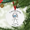 Dragonfly memories my mind still talks to you Christmas Ornament custom name