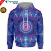Digital Render Pattern Psychedelic Style 3D All Over Print Hoodie
