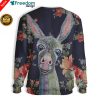 Donkey Floral Farmer 3D All Over Print Sweatshirt