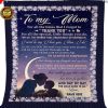 To my mom Custom Fleece Blanket personalized sentimental unique happy Mother's day, birthday, Christmas gift ideas for mom from sonZ