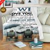 Personalized Blanket for Wife, Lovers, Girlfriend Soft Throw Fleece Blanket, Gift for Christmas
