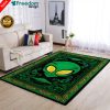 An Alien Between The Ufos With Wonderful Hippie Background Area Rug