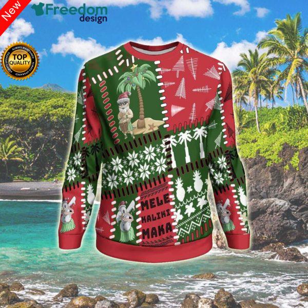 Polynesian Hawaii 3D All Over Print Ugly Christmas Sweater