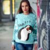 Penguin Huh Ugly Christmas 3D All Over Print Sweatshirt