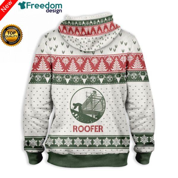 ROOFER CHRISTMAS 3D All Over Print Hoodie