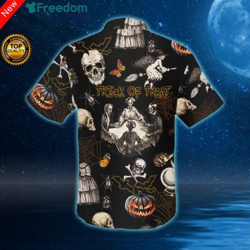 Skull Halloween Hawaiian Shirt | Unisex