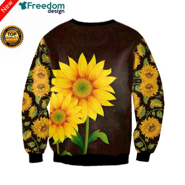 August Girl Sunflower 3D Full Over Printed Clothes