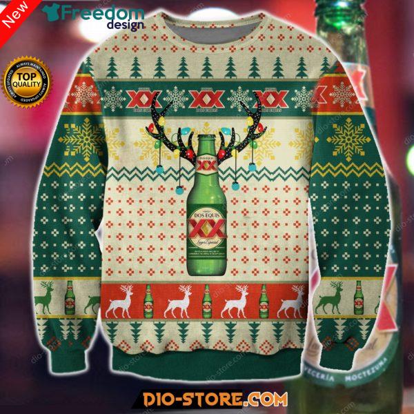 Dos Equis Beer Christmas 3D All Over Print Sweatshirt
