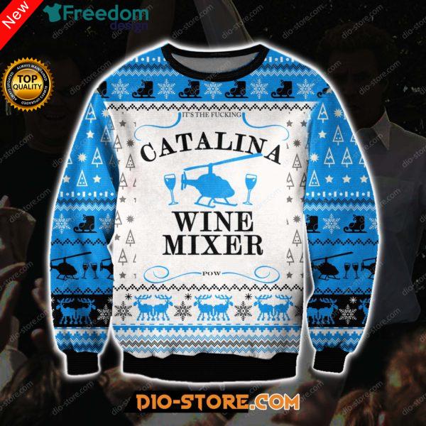 Step Brothers Catalina Wine Mixer 3D All Over Print Ugly Christmas Sweater