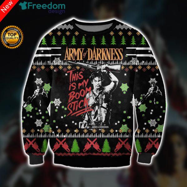 Army Of Darkness 3D Print Ugly Christmas Sweater