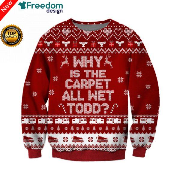 Todd I Don'T Know Margo Knitting 3D All Over Print Christmas Sweater