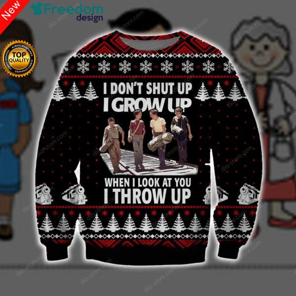 I Grow Up I Throw Up 3D Print Ugly Christmas Sweater