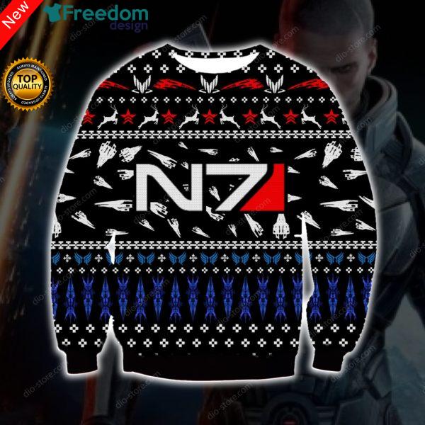 Mass Effect N 3D All Over Print Christmas Sweater