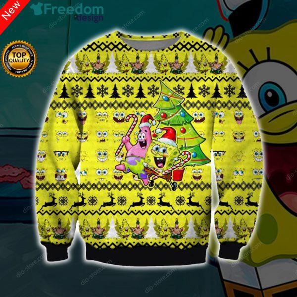 Spongebob 3D All Over Print Christmas Sweater