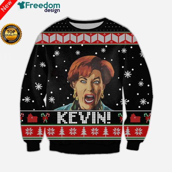 Home Alone Knitting 3D All Over Print Sweater