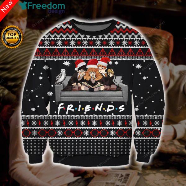 Harry Potter Knitting 3D All Over Print Sweater