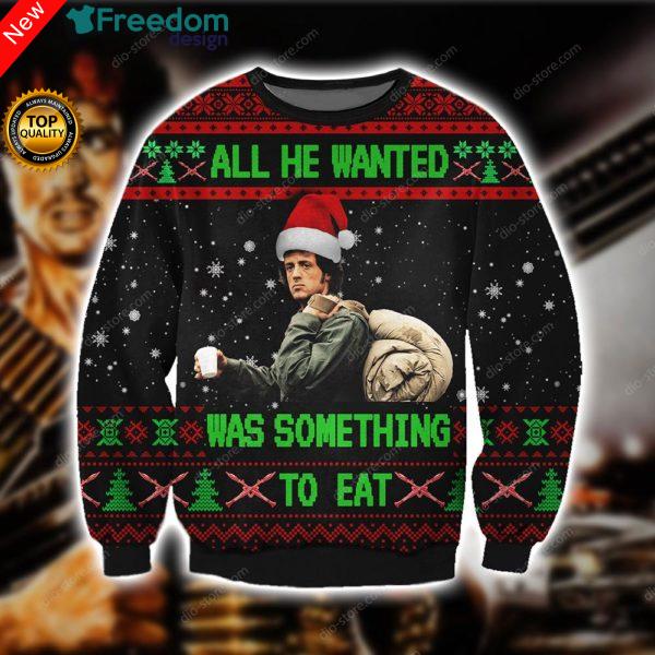 All He Wanted Was Something To Eat 3D All Over Print Sweater
